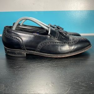 Florsheim wing tip leather loafers